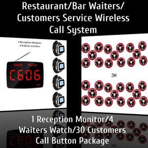 Caleocom Restaurant/Bar Waiters/Customers Service Wireless Call System