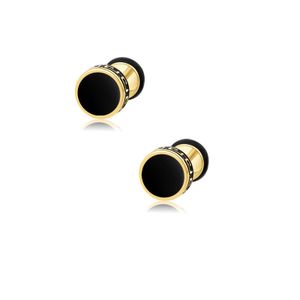 Round Gold Cufflinks Men's Shirt Cufflinksdesigner