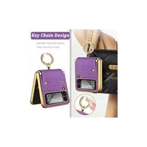 Flip Cover Leather Case For Samsung Galaxy Z Flip 4 5g