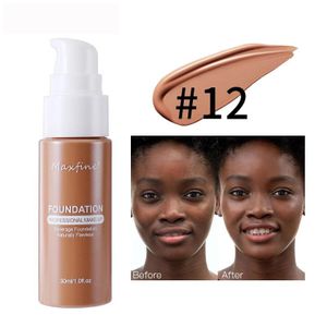 Maxfine Waterproof Matte Liquid Foundation – Long-Lasting, Full Coverage Makeup