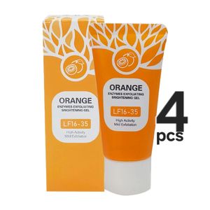 POuQuR Orange enzymes brightening exfoliating gel ×4