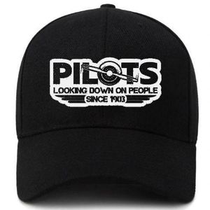 Pilot Designer Baseball/Face Cap - Black