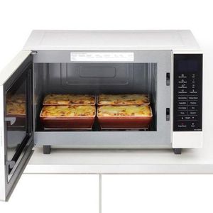 Panasonic Panasonic_ 27ltrs flatbed wide interior design inverter microwave oven