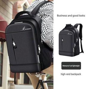 Mens Leather Backpack 45L Large Capacity Laptop Backpack, Large Travel Backpack for Work, School, Office and Business Trips, Multi-Compartment Computer Backpack