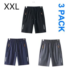 2xl 3 Pack High Quality Cotton Poly Blend Stretch Shorts