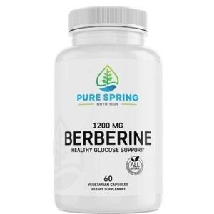 pure spring nutrition  BERBERINE 1,200 MG 60 Capsules