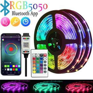 10M LED Strip Light Phantom Color USB Light Strip RGB Flash Color Change 5V APP Remote Control For Party Bluetooth Flowing Running Light Desktop Ambient Light - Multicolor