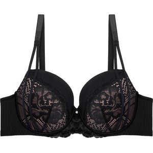 Binnys Elegant Coffee latte color Design Bra,Fixed Padded Bra, featuring Chest Straps, Full-coverage cup,Underwire Uplift, for Special Occasions, Support Ladies Brassiere