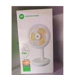 Dp DP-7632 Rechargeable Table fan portable cooling fan with long Battery Backup