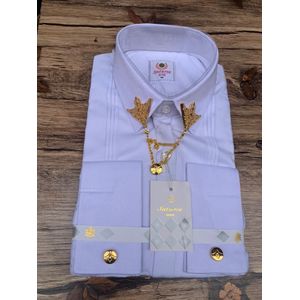Men's Corporate Formal Quality Plain Office White Long Sleeve Shirt