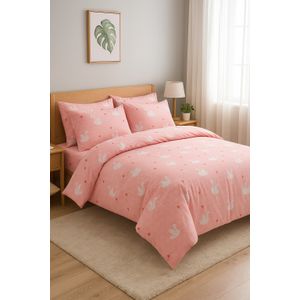 Complete 6-Piece Duvet Set – Complete Bedding Bundle (1 Duvet, 1 Bedsheet And  Pillow Cases)