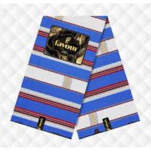 Ankara in Asooke design- Multicolored - 6 Yards