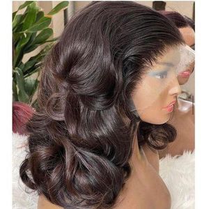 Full New Loose Wave 13x4 HD Lace Front Wig Pre Plucked Hairline With Baby Hair