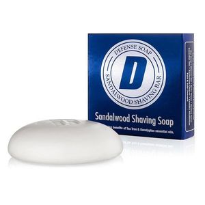 Defense Soap Sandalwood Shaving Soap 3.5 Ounce Bar Aloe Vera,Cocoa Butter