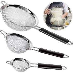 Stainless Steel Strainer/Iron Sieve (3 Pieces