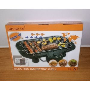 2000W Smokeless Electric Barbeque Grill BBQ Griddle Meat Be