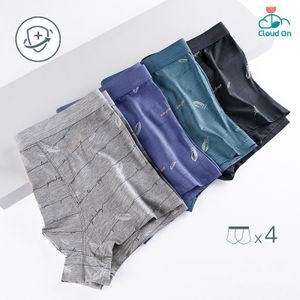 Cloudoon Men's 3D U-POUCH Underwear Boxers Briefs 3pcs/set