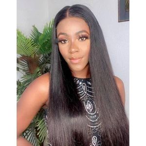 LUSH Straight Wig With Closure-1b