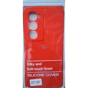 itel City 100 silicone Red Protective Case