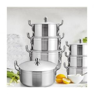 Hoffner High Grade Cookware- 7 Pieces Aluminum Pot Set