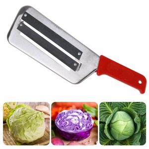 1pc Large Cabbage Shredder With Wide Mouth & Peeler, Purple Cabbage Slicer