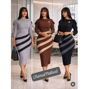 Classic Cooperate Office Ladies Gown