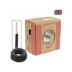 PRYSMIAN Pure Copper Wire 2.5mm², 1.5mm², 100yd -Black (450/750V)