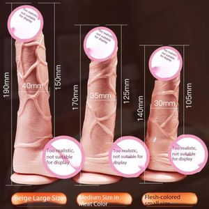 Realistic Dildo Penis with Balls Suction Cup G-Spot Sex Toy