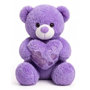 Purple Teddy Bear – Cute Soft Plush Toy for Girls & Kids