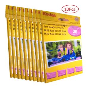 Kodak 4R Size Photo Glossy Paper For Injet Printers - X10 Pieces
