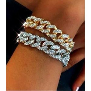 UNISEX ICED CUBAN BRACELET- 2 SET