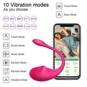 APP Wireless Remote Control Wearable Small Shark Egg Vibrator
