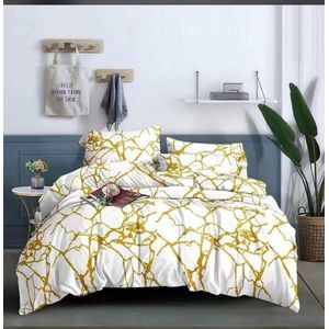 Duvet, Bedsheet with Four Pillowcases- 6by7 multicolor