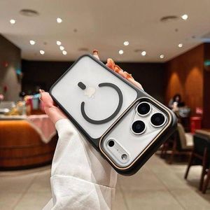 iPhone 17promax Frosted Clear Magsafe Case