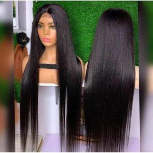 Luxury Bone Straight Wig With 2*6 Kim K Closure 22"