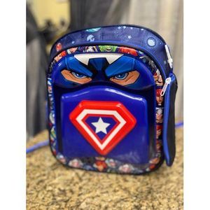3D captain america with free pencil purse