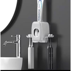 Multifunctional Toothbrush Holder Toothpaste Dispenser with Cups