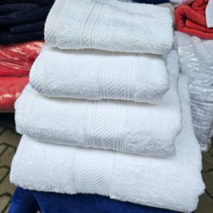 4pcs Small 100% Cotton Hand Towel - White