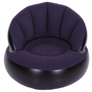 Inflatable Large Flocked Air Lazy Sofa Couch Ergonomic Camping Chair