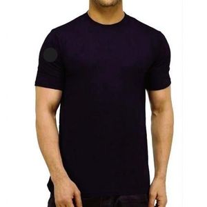 QUALITY BLACK PLAIN ROUND NECK POLO DOR MEN 