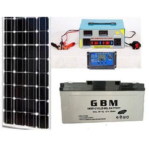 Miratec 1000W All In One Solar Home Generator For Laptop, TV And Lights