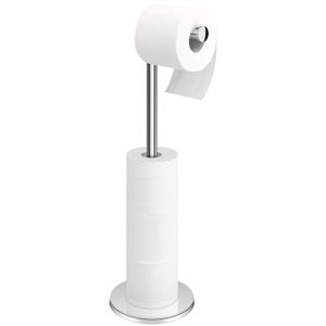 Toilet Paper Holder Stand, Toilet Paper Rolls Stand Brushed Nickel, Free Standing