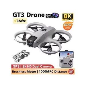 Dual Camera X1 GT3 4K RC Droñe Auto Obstacle Avoidance Optical Flow Positioning Altitude Hold Foldable Quadcoptēr with extra batteries