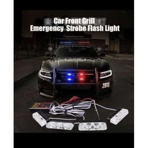 Front Grill Emergency Strobe Light/police Light
