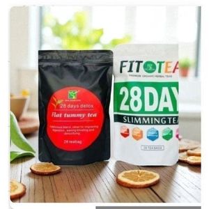 Wins Town 28 Days Flat Tummy And 28 Days Detox Slimming Tea (multi color) 2pcs