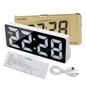 3D LED Digital Wall & Desk Alarm Clock with USB Power and Temperature Display