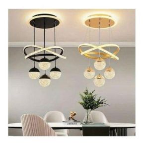 Modern Luxury LED Crystal Chandelier Ceiling Light pendant dropping chandelier – For Living Room, Dining Room, Palour, Bedroom, Hotel Lobby, Office, Staircase & Event Hall