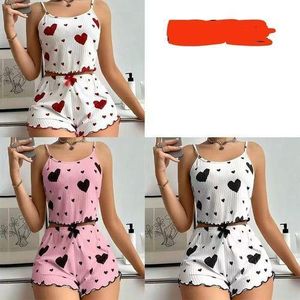 UNIQUE 1 Set Ladies lov pattern Night Wear - Top And Short-