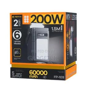 60000mah(231wh) Pd 200w Fast Charging Remax Power Bank don siyarwa - Gadgetvil 