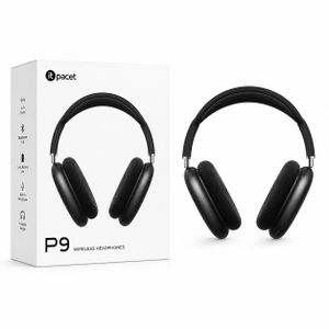 P9 Wireless Bluetooth Headphones – HiFi Stereo Sound, Foldable Over-Ear Headset with Built-in Microphone, Long Battery Life – Black